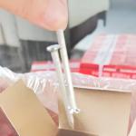 Fixing Grooved Shank Concrete Nails Rust Resistance Zinc Galvanized