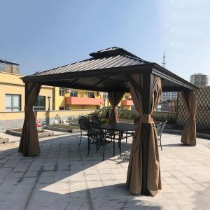 Quality Polycarbonate Double-Roof Canopy Outdoor Hardtop Gazebo Gazebo Canopy wholesale