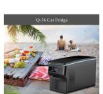 Outdoor Cooling Freezing 45dB 32L Car Mounted Refrigerator