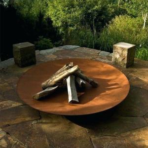 Quality 80cm Rusty Corten Fire Bowl Brazier Outdoor For Camping Party wholesale