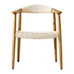 Modern Minimalist Wood Dining Chair Nordic Villa OX Horn Dining Chair 200kg