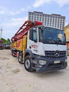 Quality 62m Used Concrete Pump Truck for Construction Machine 44000kgs Vibrating Amplitude 2.6mm wholesale