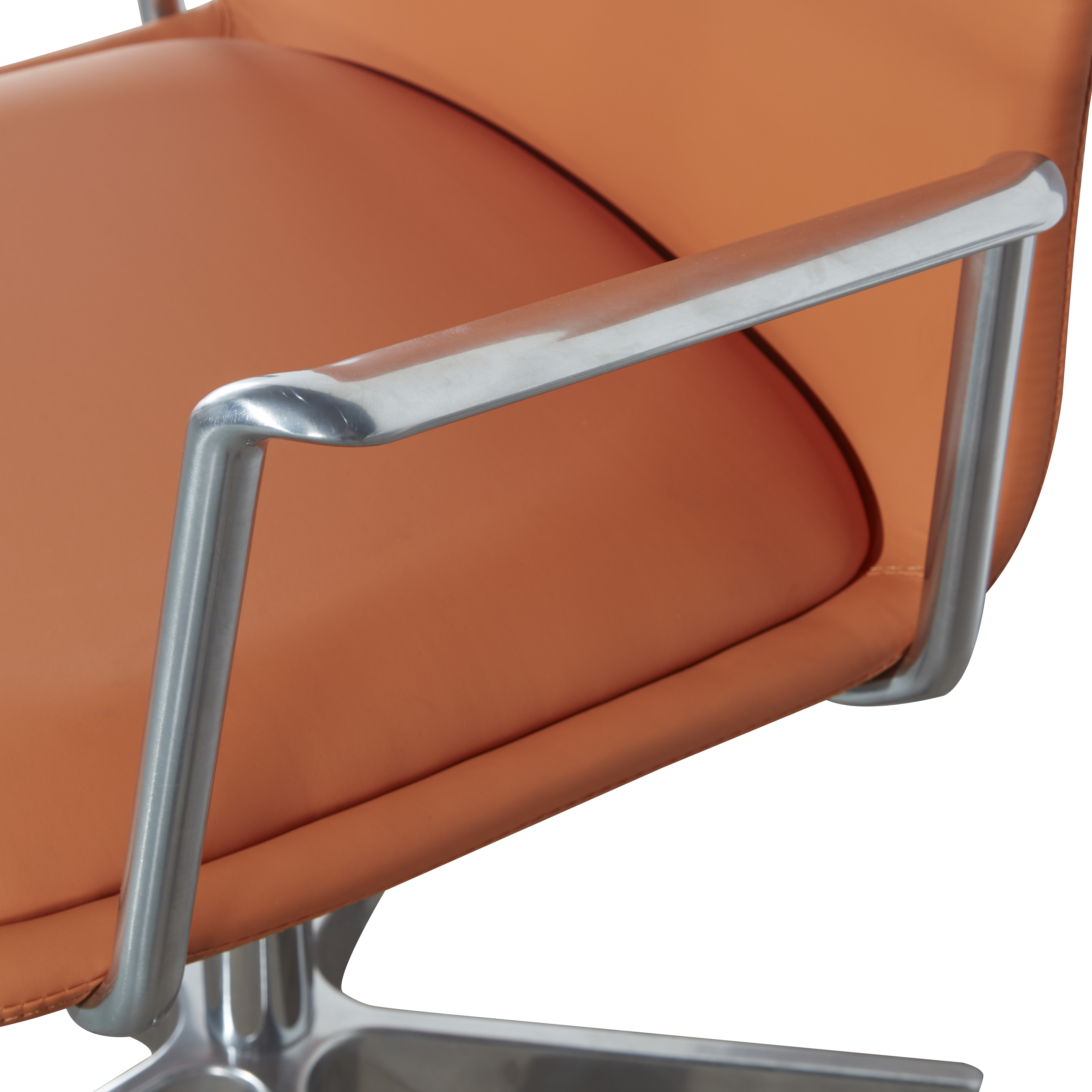 Executive Pu Leather Office Chair,High Back Headrest Executive Conference Task Chair Adjustable Armchair