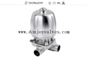 Quality Donjoy T type 3 Way Pneumatic Diaphragm Valve For Pharmacy Industry wholesale