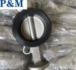 CF8/CF8M stainless steel wafer butterfly valve