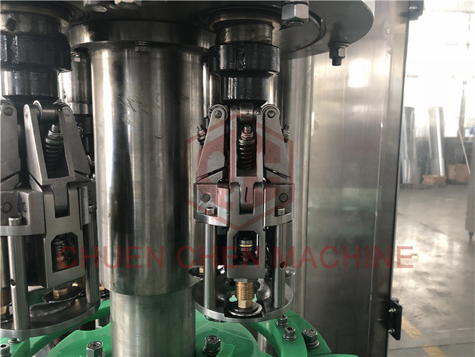 4 Head Aluminum Can Filling Screw Capping Machine Bottled Water Manufacturing Machine