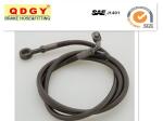 PU cover stainless steel braided flexible brake hose line