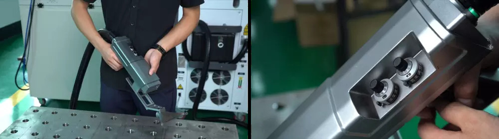 Non Contact Type Handheld Laser Cleaning Machine 100W 200W 300W