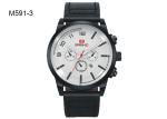 BARIHO Minimalist Analog Men's Quartz Watch Chronograph Leather Wristwatch M591