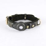 Pet Collar Custom Logo Fashionable Cool Leather Black Pink Blue Red Dark Green