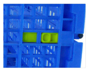 Mesh Collapsible Plastic Crates For Fruits And Vegetables Storage