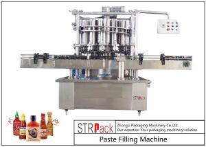 China Volumetric Paste Filling Machine , Butter / Cheese / Tomato Sauce Filling Machine on sale