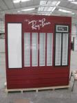 Cosmetics Shop Wooden Cabinet with LED Lightings