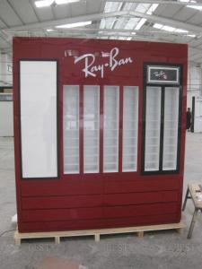 Quality Cosmetics Shop Wooden Cabinet with LED Lightings wholesale
