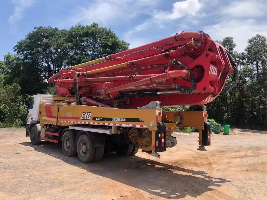 Truck Mounted Pump 49m Used Concrete Pump Truck Heavy Equipment Mercedes Benz Chassis Construction Machine