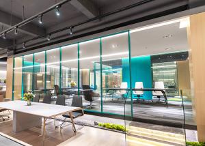 Quality Modular Glass Partition Wall Demountable Glass Partition For Offioce Division wholesale