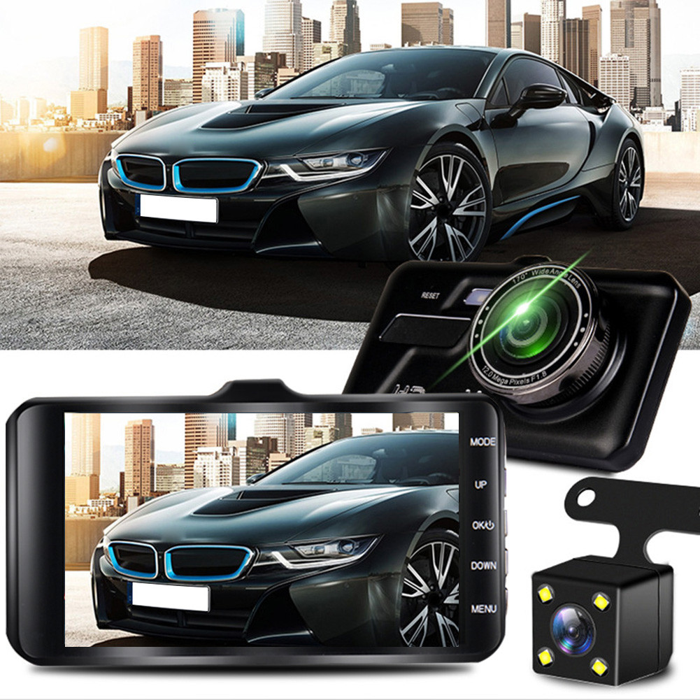 32GB Night Vision Registrar Motion Activated Dashcam Rear Camera Video DVR 4"
