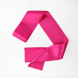 Quality Rose Red Custom Made Sash Eco Friendly 100% Satin Material Customized Logo wholesale