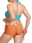 swimwear women bikini Large size swimsuit black dress Beach vacation sexy piece
