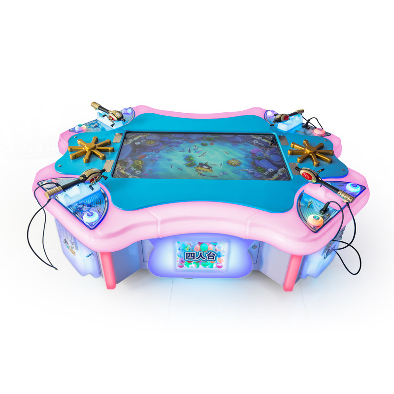 Kids Medium Coin Fishing Game Machine Fishing King 4 Players RoHs CE