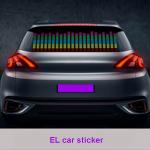 fashional sound activated equalizer el car sticker/ car graphic equalizer