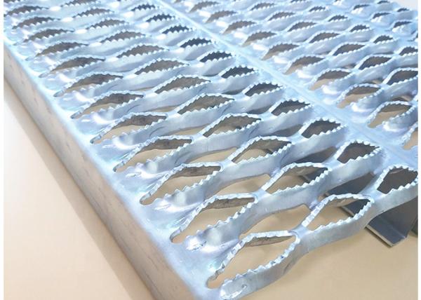 Cheap Aluminum Perforated Anti -Slip Grip Strut Walkway 3 Diamond 2" Channel Depth for sale