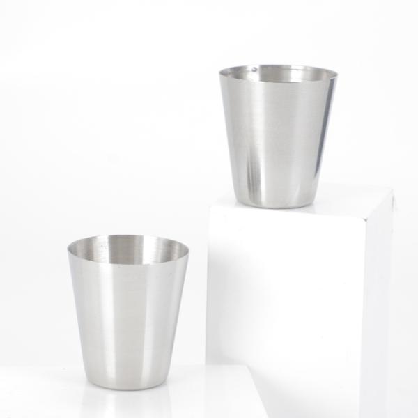 2Pc 304 Stainless Steel Cup 13.52oz 400ml Water Cup Unbreakable Shatterproof