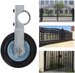 Metal Frame Outdoors Fence Gate Caster Sliding Support Wheel Heavy Duty
