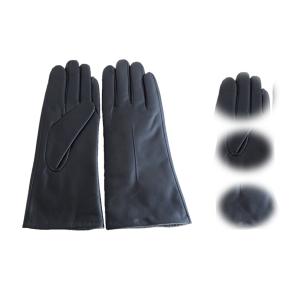 Quality Ladies Hair Sheepskin Leather Touch Screen Nappa Gloves wholesale