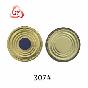 Quality 307#(83.3mm) TFS Hard open End Can lid.Food packaging, Gold and Blue wholesale