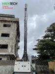 15m pneumatic telescopic mast 300kg payloads NR-3300-15000-300L for mobile