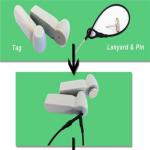 Small Shoes EAS Hard Tag for Clothing Shop , Garment Security Tag
