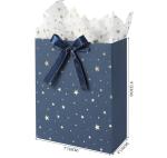 Custom Beautiful Boutique Jewelry Gift Packaging Shopping Tote Paper Bags With