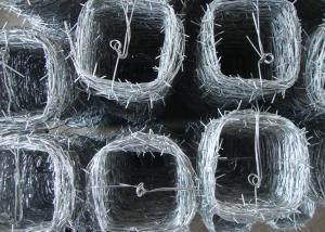 Quality Fencing 3.4mm High Tensile Barbed Wire Oxidation Protection wholesale