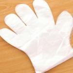 Transparent Disposable Plastic Gloves For Food Handling Puncture Resistant