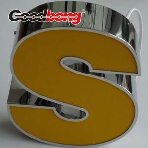 Quality 3d acrylic letter sign backlit letters sign Brush decorative metal letters wholesale