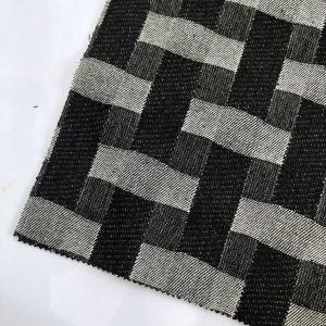 Quality 9.5 Oz Mid Weight Jacquard Denim Fabric With Lovely Traditional Pattern wholesale