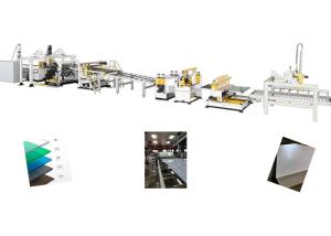Quality PMMA PC GPPS ABS Plastic Plate Sheet Extrusion Line wholesale