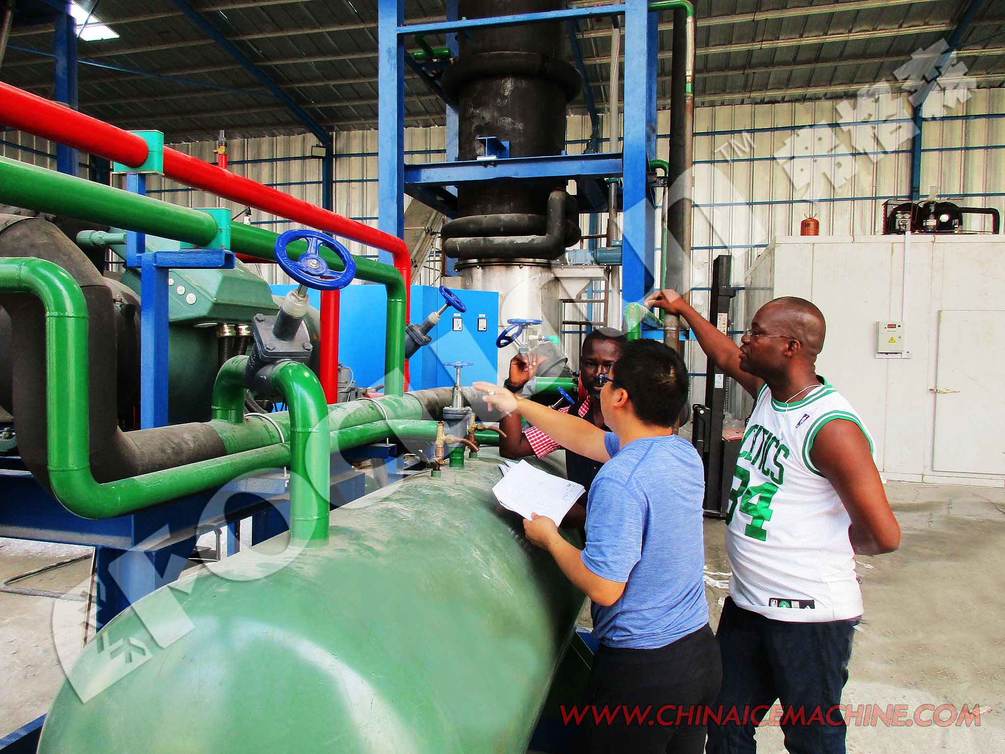 30000kg Ice Storage Capacity Unbeatable 30Tons Tube Ice Machine from Focusun Original