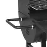 40*41 cm * 2 Cooking Area Steel BBQ Grill for Outdoor Patio Garden Deck Backyard