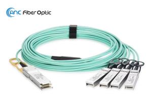 Quality 100G QSFP28 to 4 x 25G SFP28 Breakout Active Optical Cables 7m, 10m, 30m wholesale
