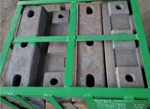 Quality High hardness and wear resistant High Cr Alloy Steel Casting of Lifter Bar for Mill Parts wholesale