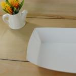 Flat Transportation Paper Food Trays Compostable Optional Material High