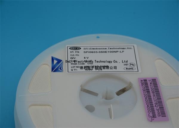 SFI0603-050E100NP-LF Chip Resistor SMD 1608 Varistor RoHs Certificate AC ESD /