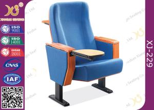 Quality Beech Plywood Auditorium Theater Seating / Lecture Hall Chairs With Writing Tablet wholesale