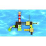 YST Kids Outdoor Playground Set With Transparent Tube Slide