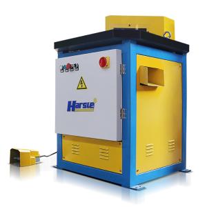 Quality HARSLE Heavy duty hydraulic Factory Fixed 90 degree angle notching V machine wholesale