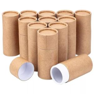 Quality 100% Recyclable Paper Cans Packaging Eco Friendly Kraft Paper Tube Packaging Custom wholesale