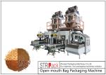 50kg Pellet Powder bag packing Machine For Salt Grain Pet Food Fish Feed