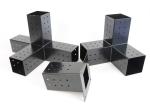 4 Pack Heavy Duty Pergola Brackets Wall Mounted for 4x4 Posts Powder Coated